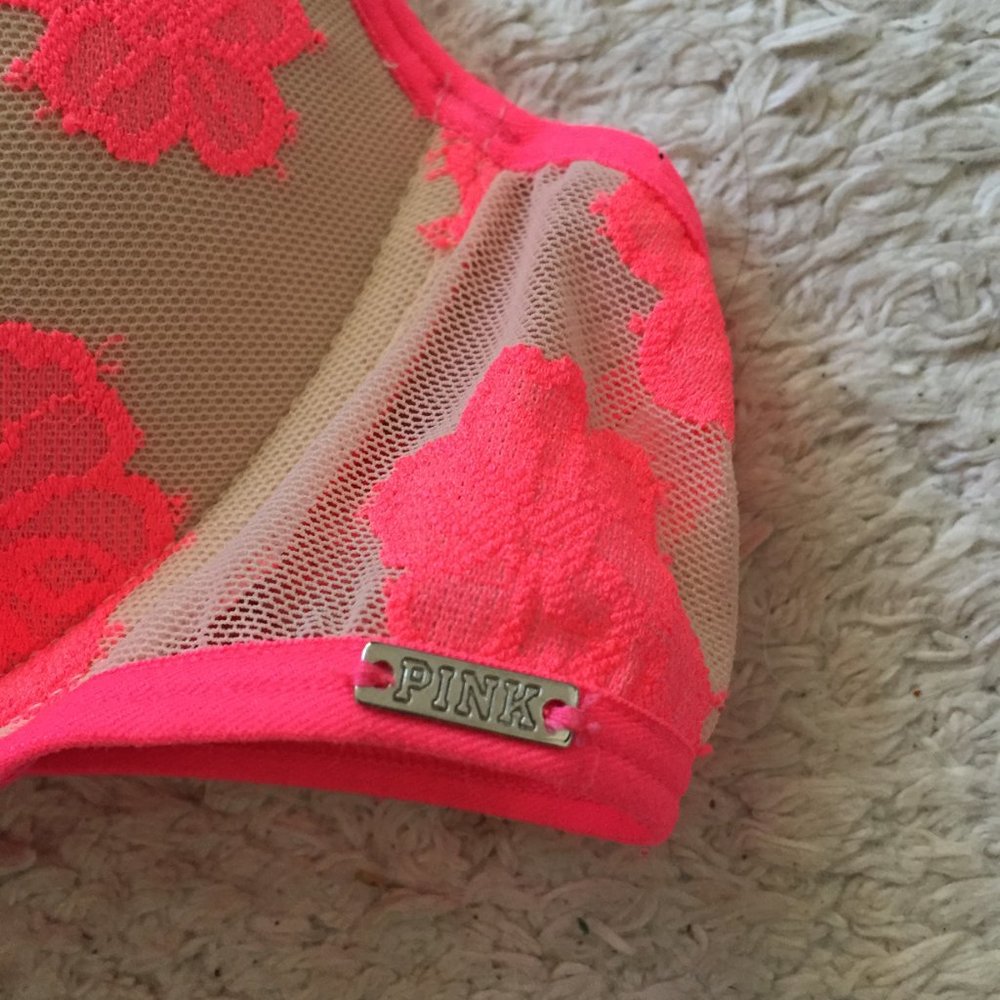Victoria Secret Pink Racerback Bra - Picture 4 of 5